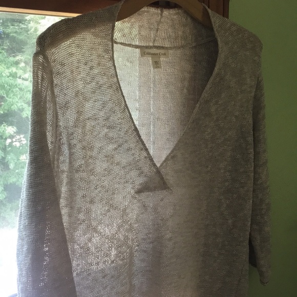 Coldwater Creek Tops - ❤️ LINEN V NECK Coldwater Creek lagenlook top